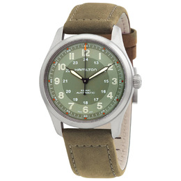 Hamilton Khaki Field Automatic Green Dial Unisex Watch h70205860