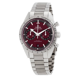 Omega Speedmaster Chronograph Hand Wind Burgundy Dial Mens Watch 332.10.41.51.11.001