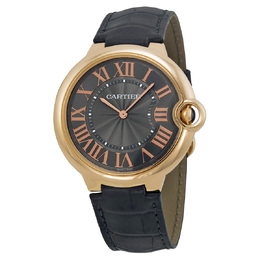 Pre-owned Cartier Ballon Bleu Grey Dial Mens Watch W6920089
