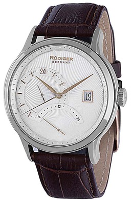 Rudiger Aachen Silver Dial Mens Watch Model R2700-04-001.16