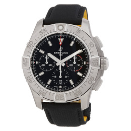 Men's Breitling Avenger B01 Chronograph Automatic AB0147101B1X1: Black Dial with Sapphire Crystal and Calibre 01 Movement