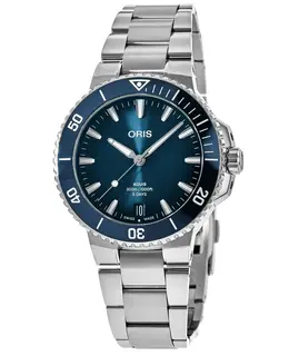 Oris Aquis Date Calibre 400 Blue Dial Steel Men's Watch 01 400 7790 4135-07 8 23 02peb
