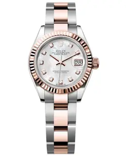 Rolex Lady-Datejust 28 - Steel Rose Gold Mother of Pearl Diamond Dial