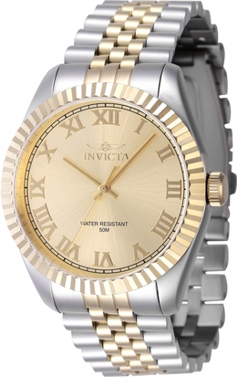 Invicta 47404 - Men's Quartz Analog Watch with Gold Dial