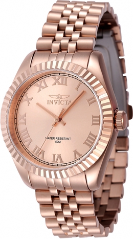 Invicta 47419 Specialty Quartz Rose Gold Dial Ladies Watch