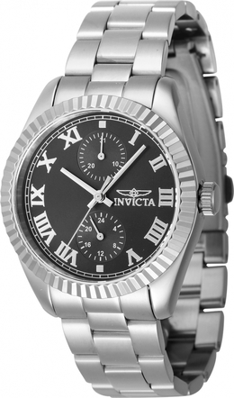 Invicta Specialty Date GMT Quartz 47434 Black Dial Ladies Watch
