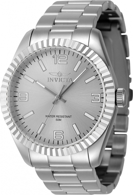Invicta 47449 Silver Dial Mens Quartz Watch