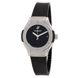 Hublot Classic Fusion Quartz Black Dial Ladies Watch 581.nx.1270.rx.mdm