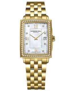 Raymond Weil Toccata Mother of Pearl Dial Diamond Bezel Watch Model 5925-PS-00995