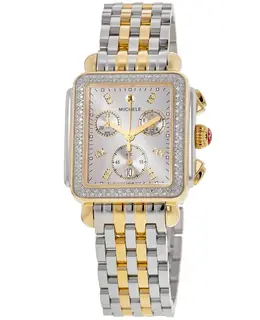 Michele Deco Diamond Quartz Chronograph mww06a000805