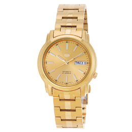 Seiko Series 5 Automatic Gold Dial Mens Watch snkl86k1