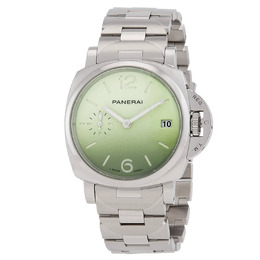 Panerai Luminor Due Pastello Automatic Green Dial Watch pam01311