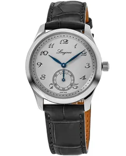 Longines Master Collection Automatic l28434732 Silver Dial Leather Strap Men's Watch
