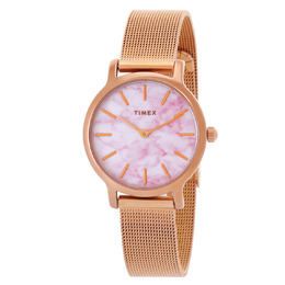 Timex Transcend Series Ladies Quartz Watch TW2T810A Marble Dial