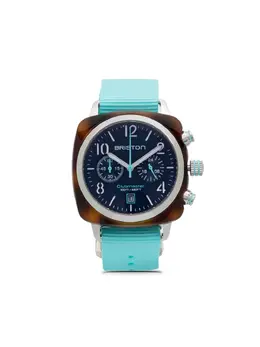 Briston Clubmaster Classic Summer Vibes - 40mm Tortoiseshell Acetate Case with Quartz Movement - Article No: 23884618