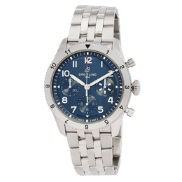 Breitling Classic Avi 42 Vought F4U Corsair Chronograph Automatic Blue Dial Mens Watch A233801A1C