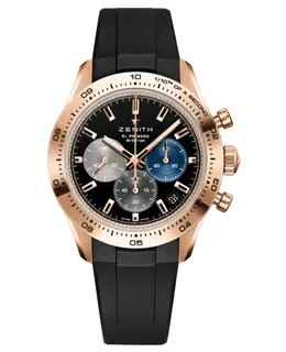 Zenith Chronomaster Sport Men's Watch 18K Rose Gold, Black Dial Automatic Chronograph