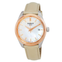 Tissot t1502102611100: Ladies' Watch PR 100 Quartz White Mother of Pearl Dial