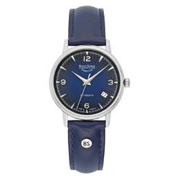 Bruno Sohnle Stuttgart Automatic Blue Dial Mens Watch 17-12174-361
