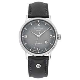 Bruno Sohnle Stuttgart Automatic Grey Dial Mens Watch 17-12173-861