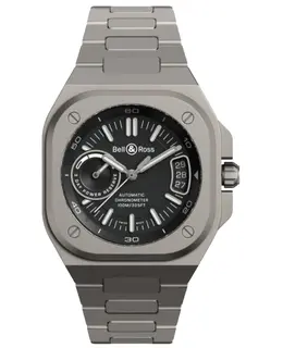 BRX5R-BL-TISTI Authentic Bell & Ross Automatic Chronograph Men's Watch