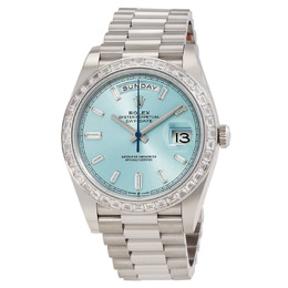 Rolex Day-Date 40 Automatic Chronometer Diamond Mens Watch 228396ibldp