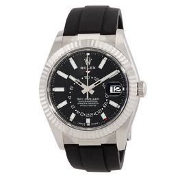 Rolex Sky-Dweller 336239-0002: GMT Automatic Chronometer Black Dial Men's Watch