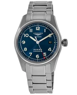 Longines Spirit Prestige Edition Automatic L38114939 - Men's Steel Watch with Blue Dial and Date Function