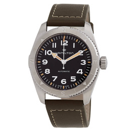 Hamilton H70225830 Mens Khaki Field Expedition Automatic Black Dial Watch