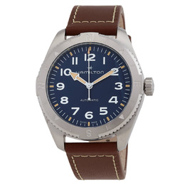 H70315540 Hamilton Mens Khaki Field Expedition Automatic Blue Dial Watch