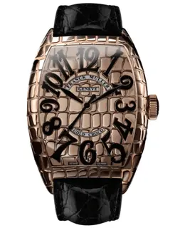 Franck Muller Cintree Curvex Croco Automatic - Model 8880SCGOLDCRO5N