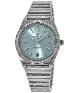 Breitling Chronomat Automatic 36 G10380591C1G1 - Blue Dial with Diamond Bezel
