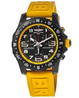 Breitling Professional Endurance Pro Yellow Rubber Strap Men's Watch x82310a41b1s1