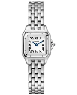 Cartier Panthere de Cartier Mini Quartz Silver Dial Steel Women's Watch wspn0012