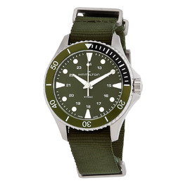 Hamilton H82241961 Khaki Navy Analog Quartz Green Dial Watch