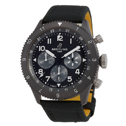 Breitling Super AVI Chronograph GMT Automatic Mens Watch SB04451A1B1X1