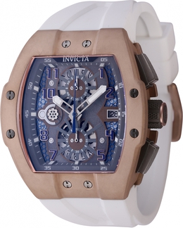 Invicta Racing Chronograph Quartz Grey Dial 47190 Mens Watch