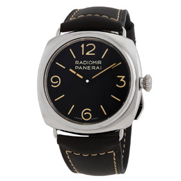 Panerai Radiomir Officine Hand Wind Black Dial Mens Watch pam01382