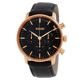 Rado Coupole Classic Chronograph Quartz Black Dial Mens Watch R22911165