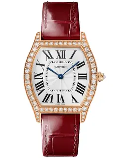 Cartier Tortue de Cartier Medium WJTO0009 - Silver Dial, Manual Winding, Diamond Bezel