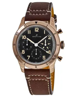 Brand New Authentic Breitling Aviator 8 AVI 1953 Edition 18kt Rose Gold Chronograph rb0920131b1x1