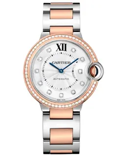 Cartier Ballon Bleu Medium Automatic Silver Dial W3BB0024