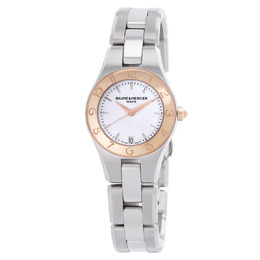 Baume & Mercier Linea Quartz Silver Dial Ladies Watch m0a10079