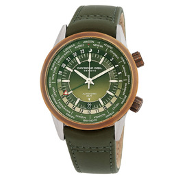 Raymond Weil Freelancer GMT Worldtimer Automatic Mens Watch 2765-SBC-52001
