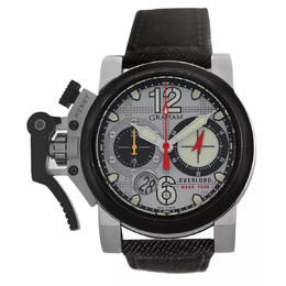 Pre-owned Graham Chronofighter Overlord Mark Four Chronograph Automatic Silver Dial Mens Watch four 20vbv.s05a.k10f