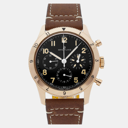 Men's Breitling Aviator 18k Rose Gold Manual Winding Watch Ref. RB0920131B1X1