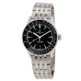 Breitling Navitimer GMT Automatic Chronometer Black Dial Mens Watch A32310-251-B1A1