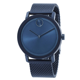 Men's Movado Evolution Quartz Blue Dial Watch 3600793