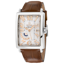 Gevril Avenue Of Americas Automatic White Dial Mens Watch 15020