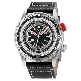 Gevril Contasecondi Automatic Black Dial Mens Watch Model #3505S